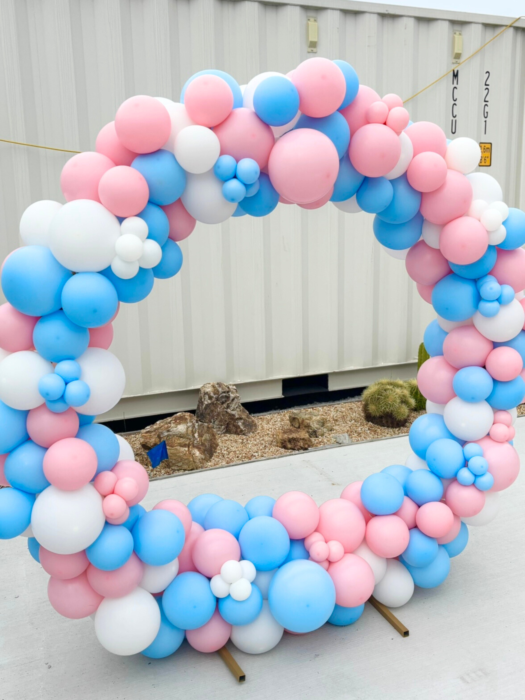 リングバルーン（ピンク/ブルー）