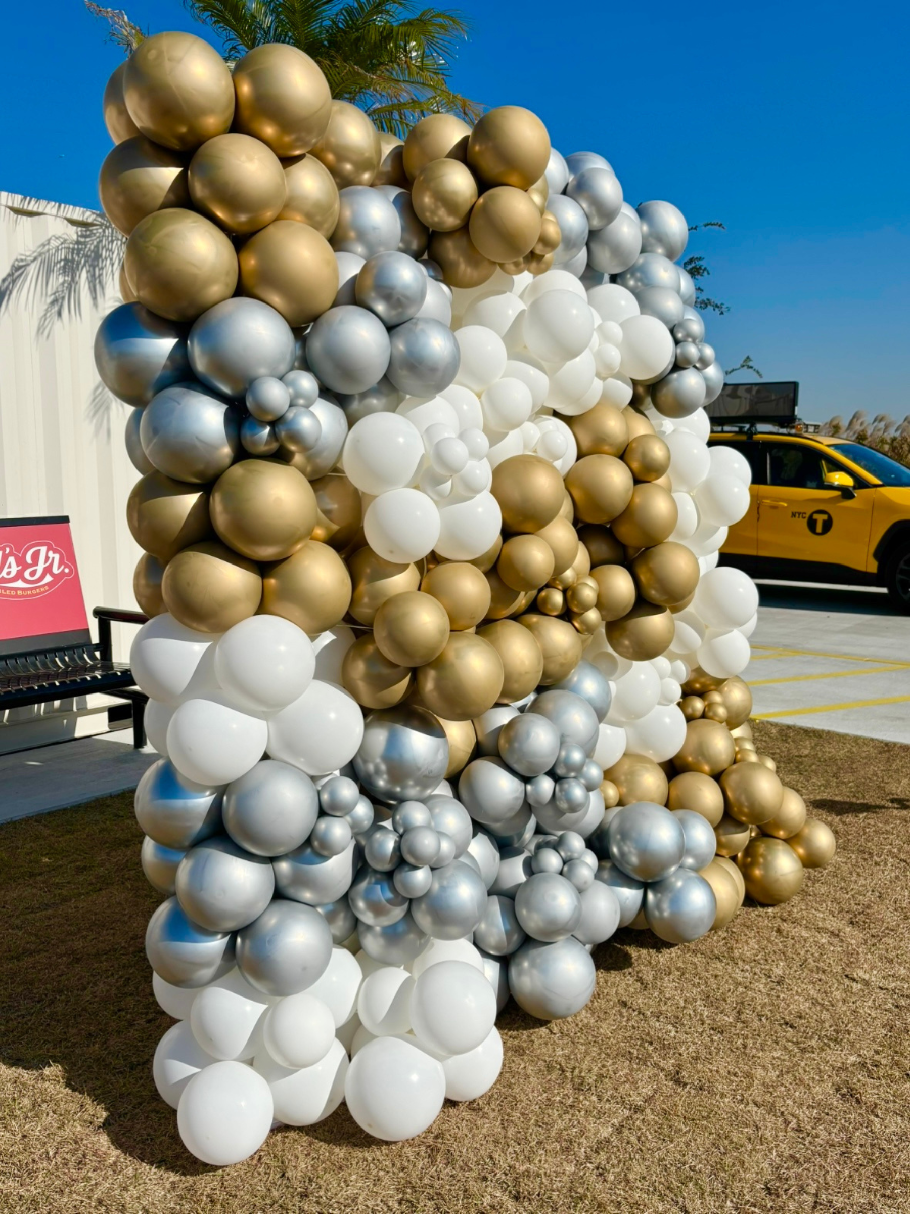 バルーンウォールデコ （ゴールド/シルバー）