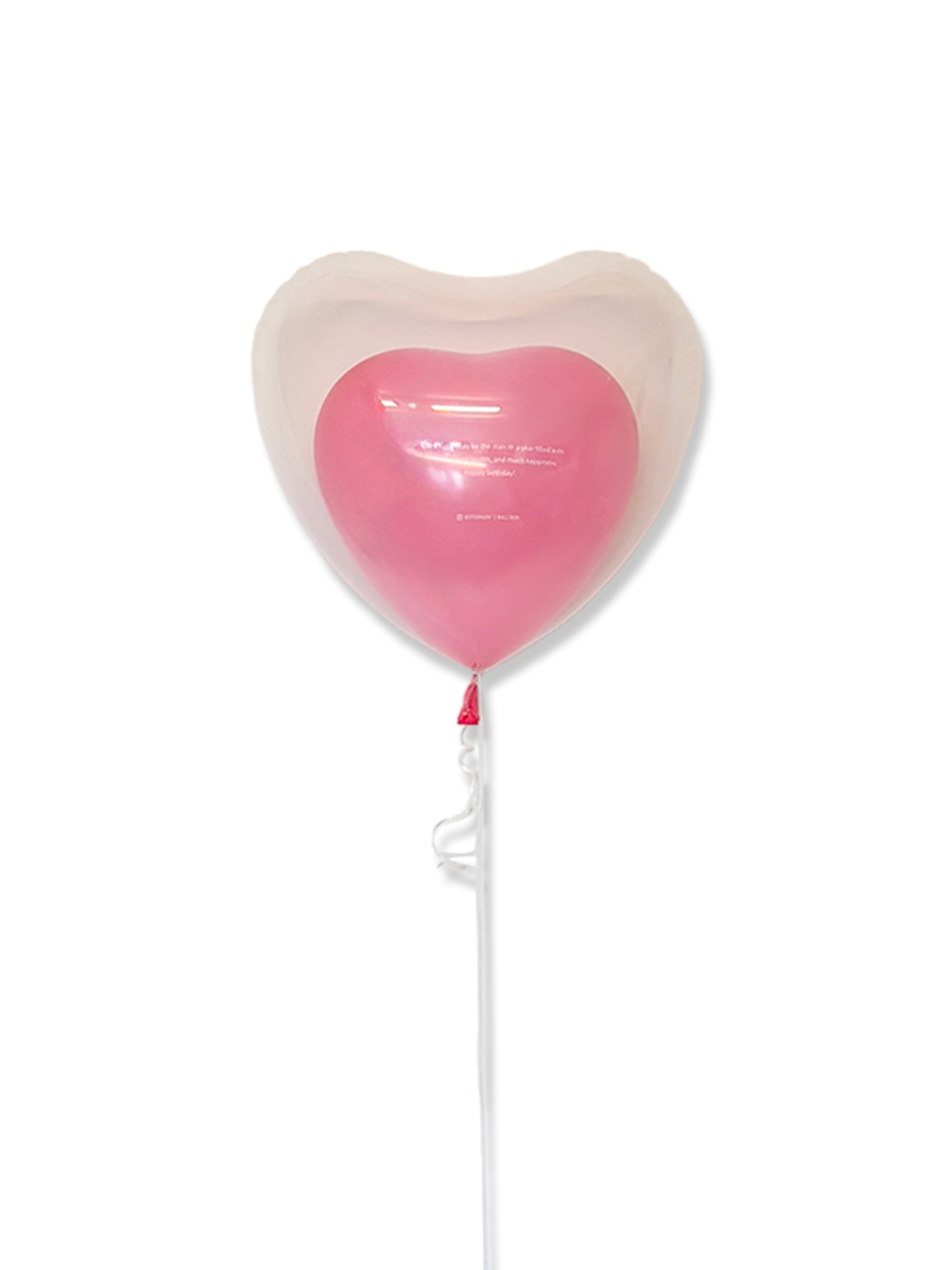 英文入りオリジナルバルーン(ピンク）