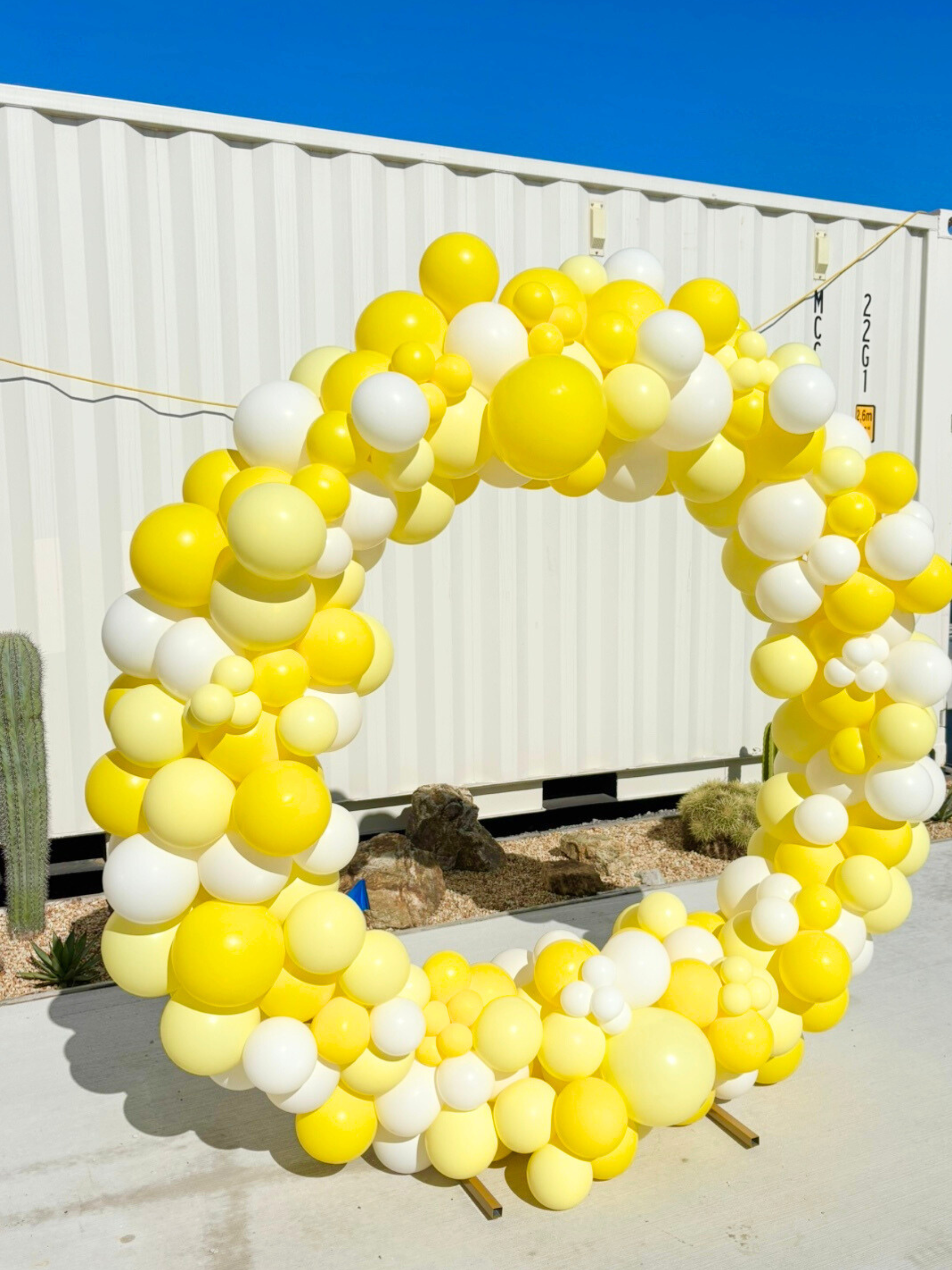 リングバルーン（マカロンイエロー）