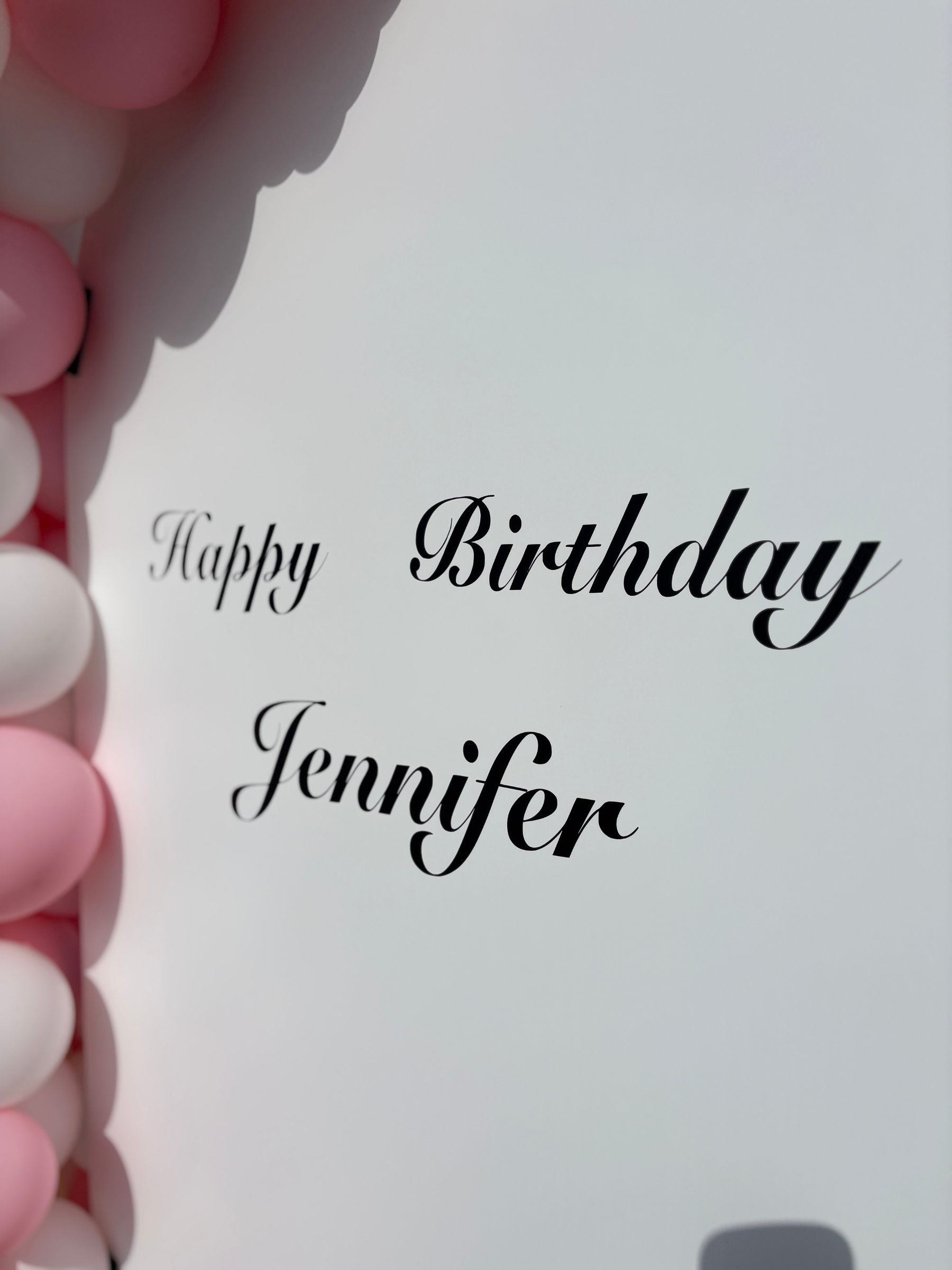 バックドロップ＋バルーンガーランド(マカロンピンク)