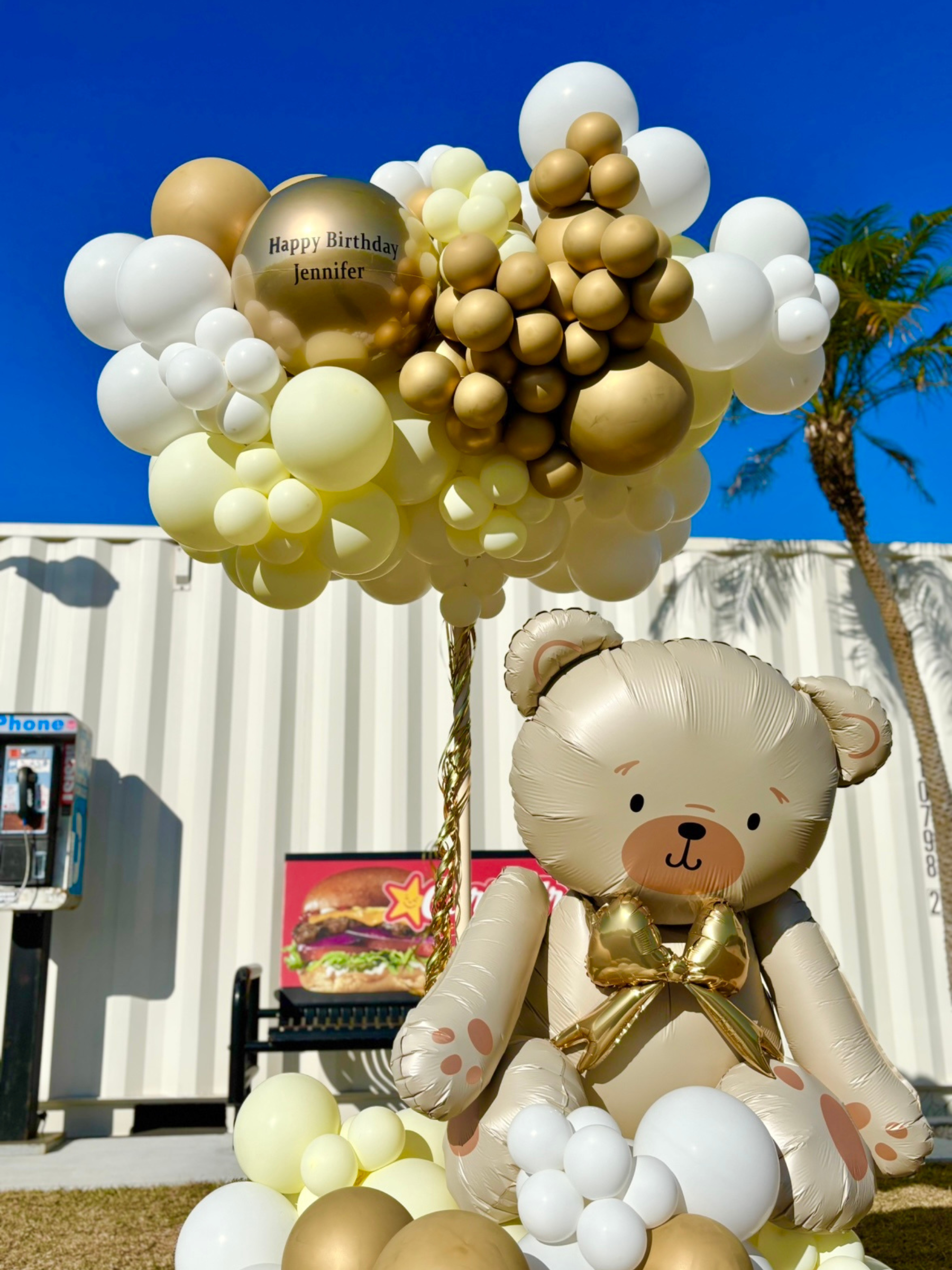 ベアーオブジェ (ミルク＆ハニー)