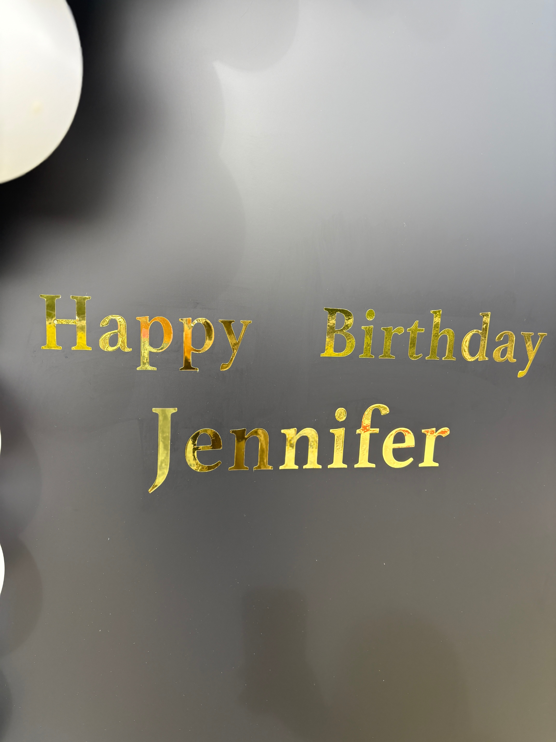 バックドロップ＋バルーンガーランド (ゴールド/ホワイト)