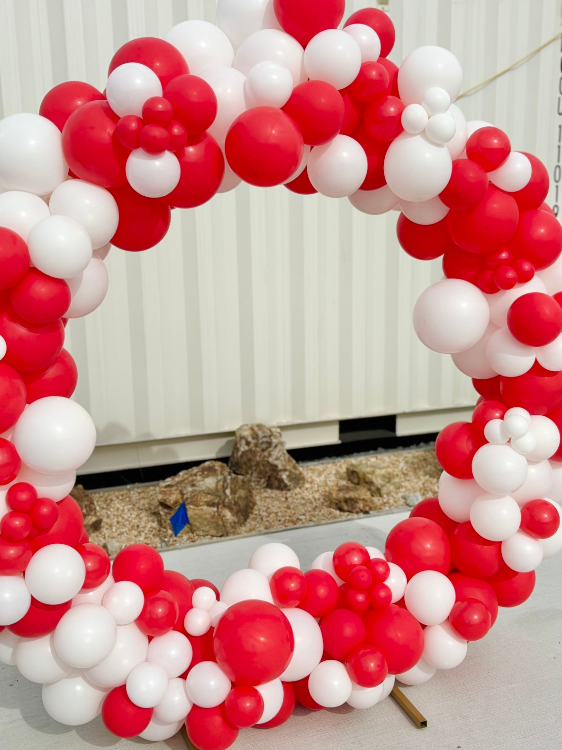 リングバルーン（レッド/ホワイト）