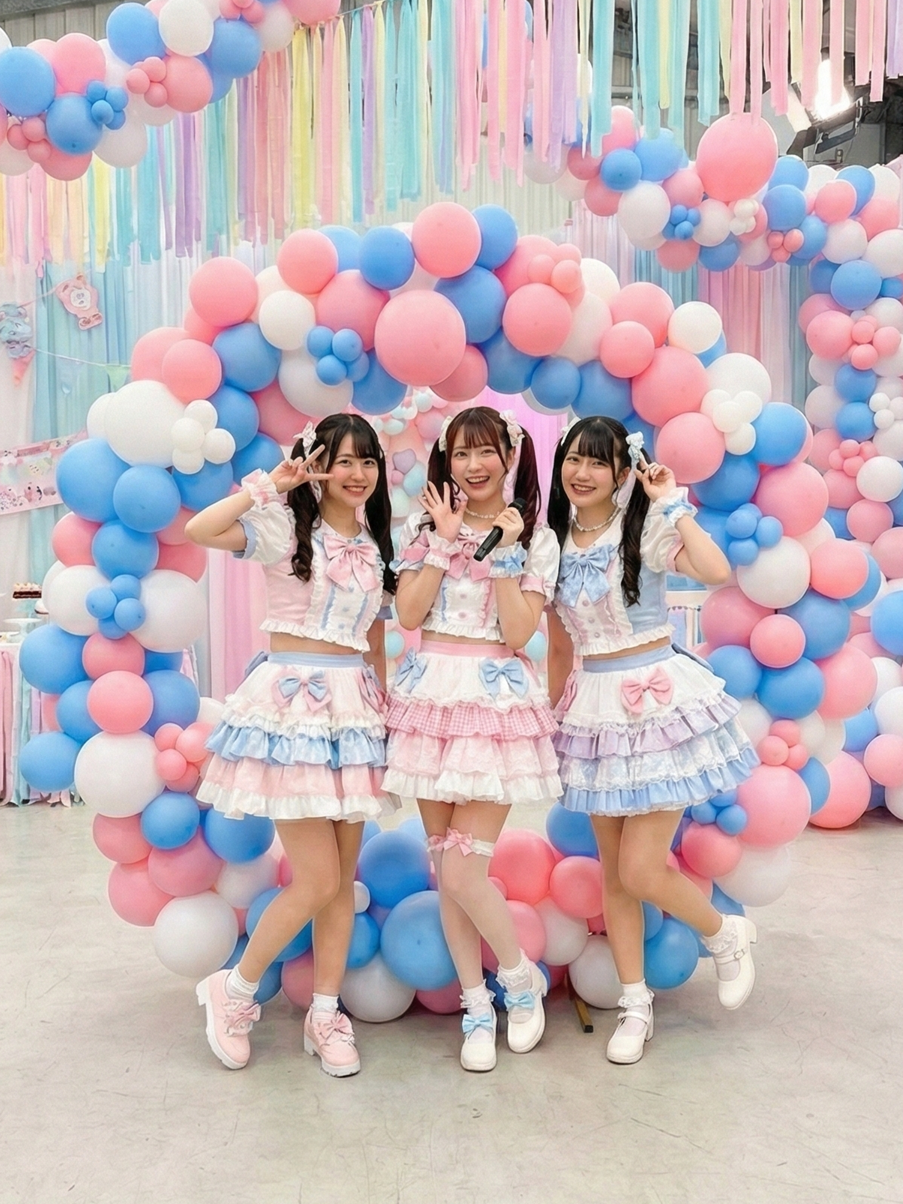 リングバルーン（ピンク/ブルー）