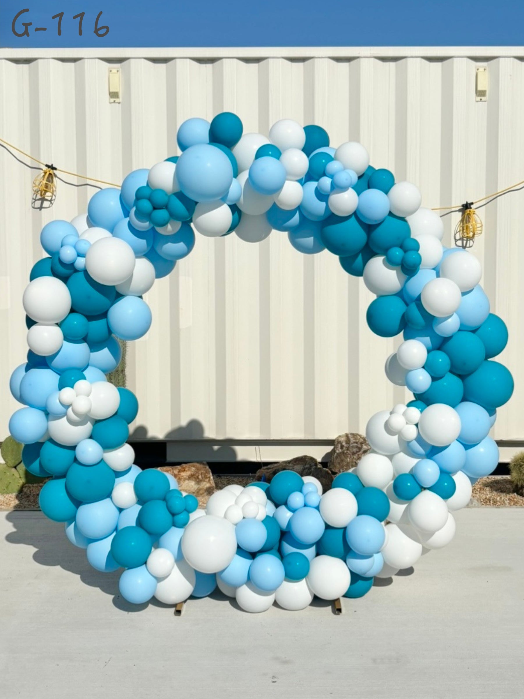 リングバルーン（マカロンブルー）