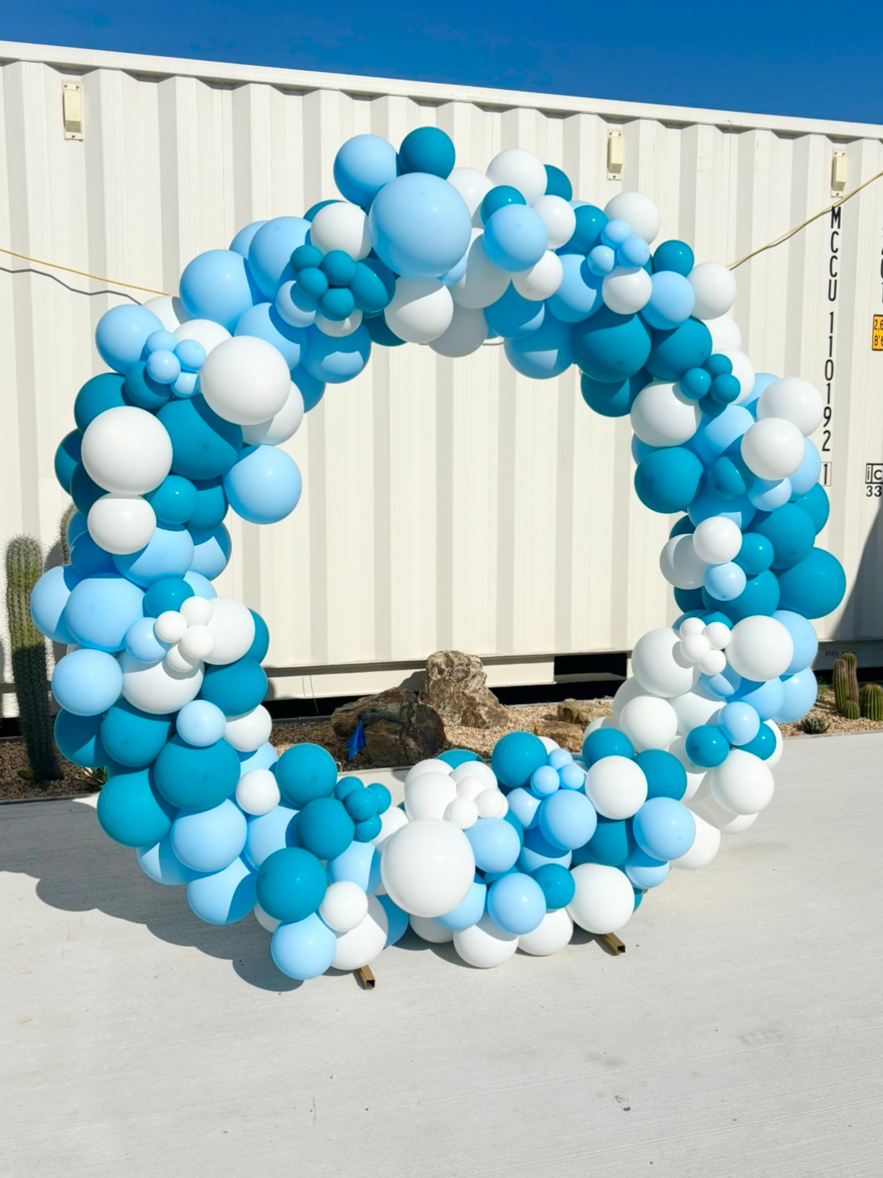 リングバルーン（マカロンブルー）