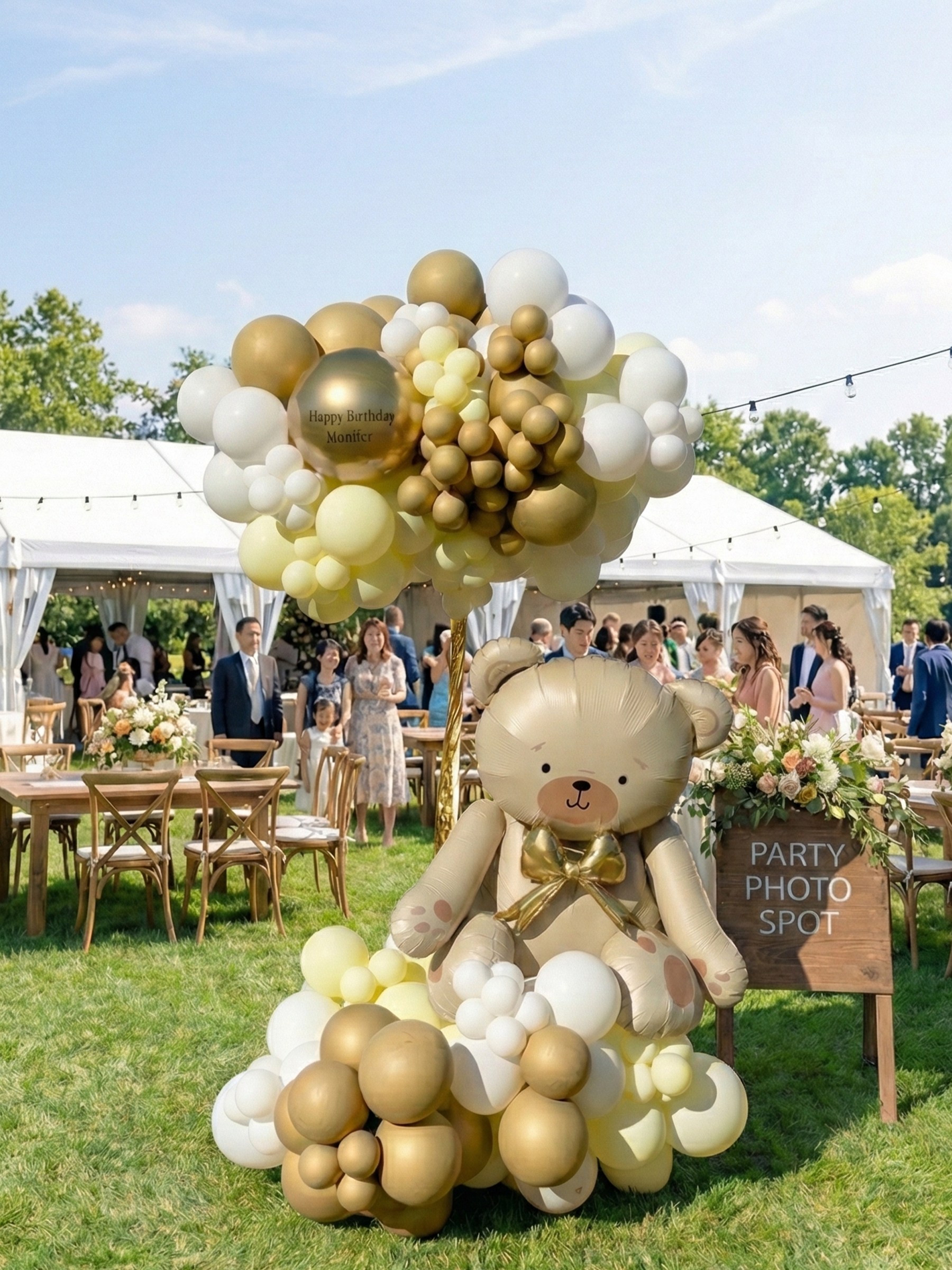 ベアーオブジェ (ミルク＆ハニー)