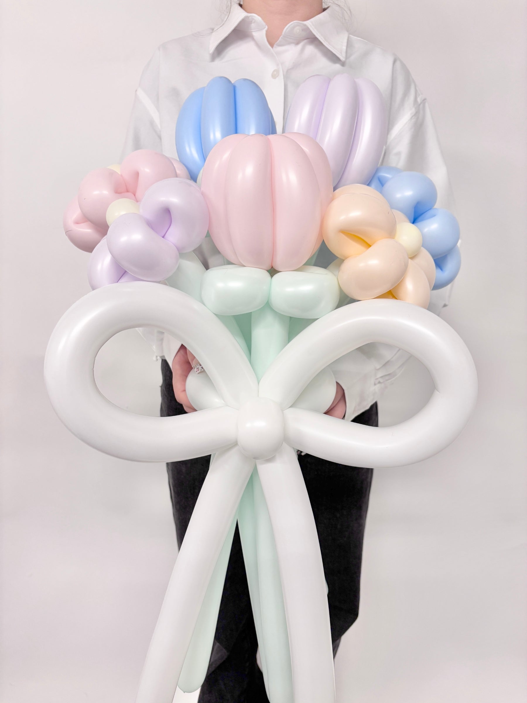 花束ブーケ（6輪花×チューリップ）