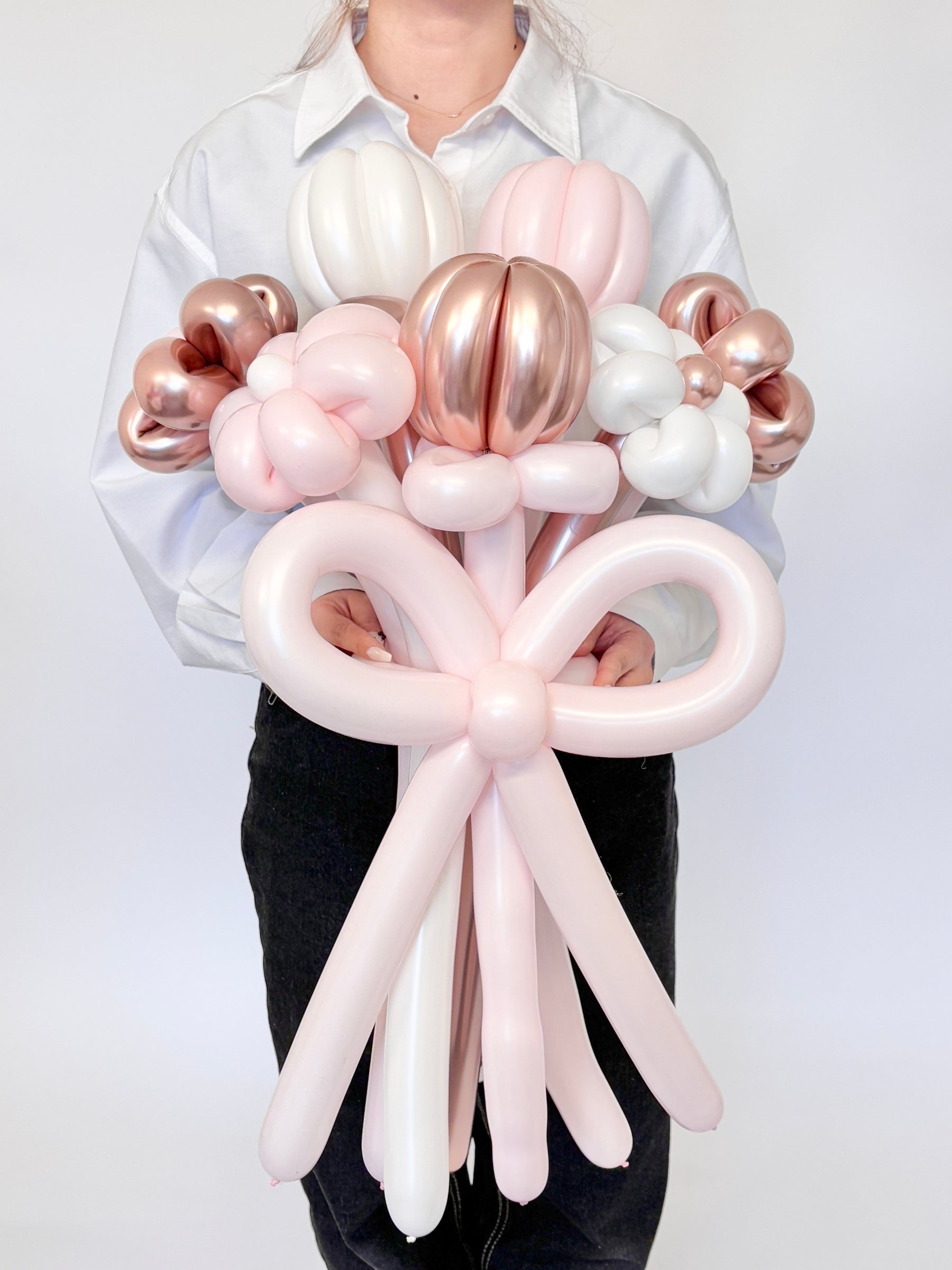 花束ブーケ（6輪花×チューリップ）