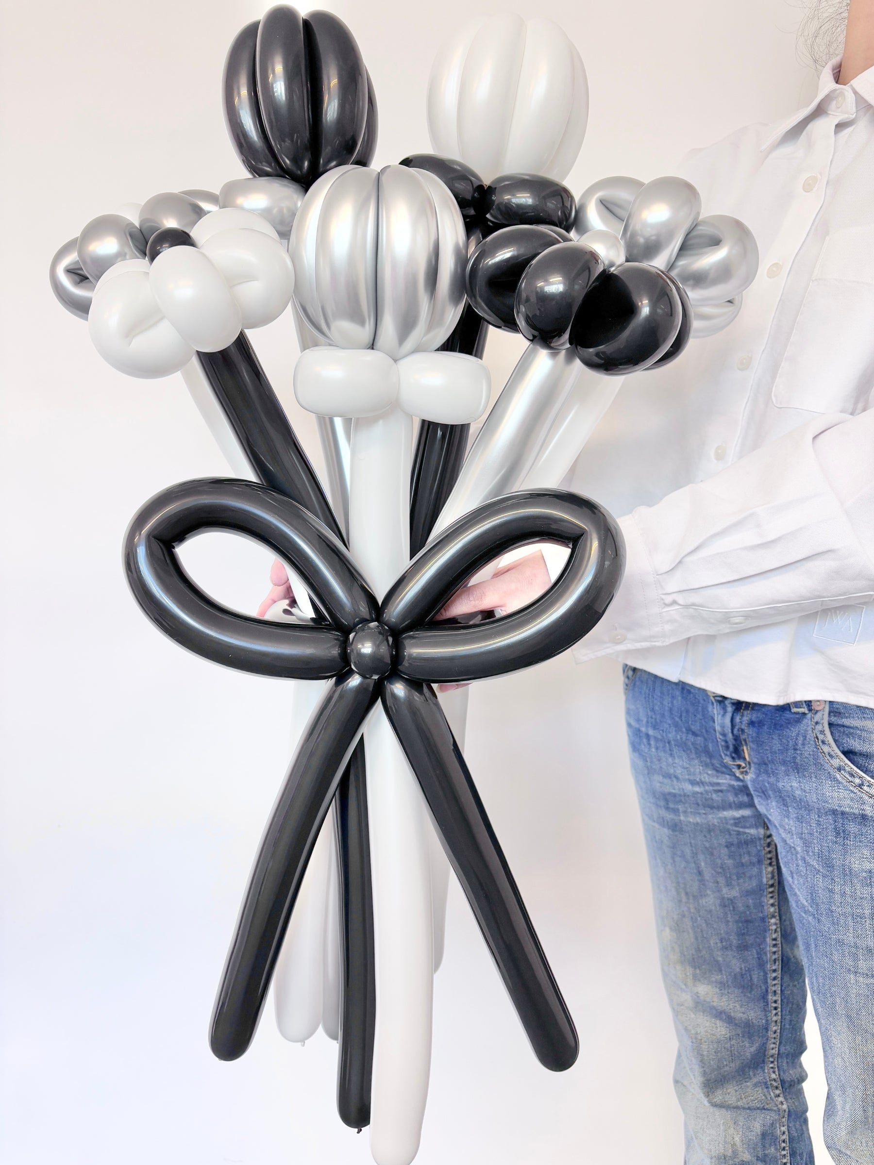 花束ブーケ（6輪花×チューリップ）