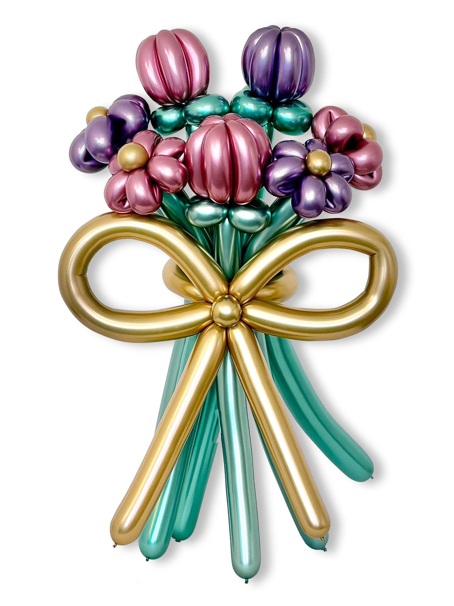 花束ブーケ（6輪花×チューリップ）