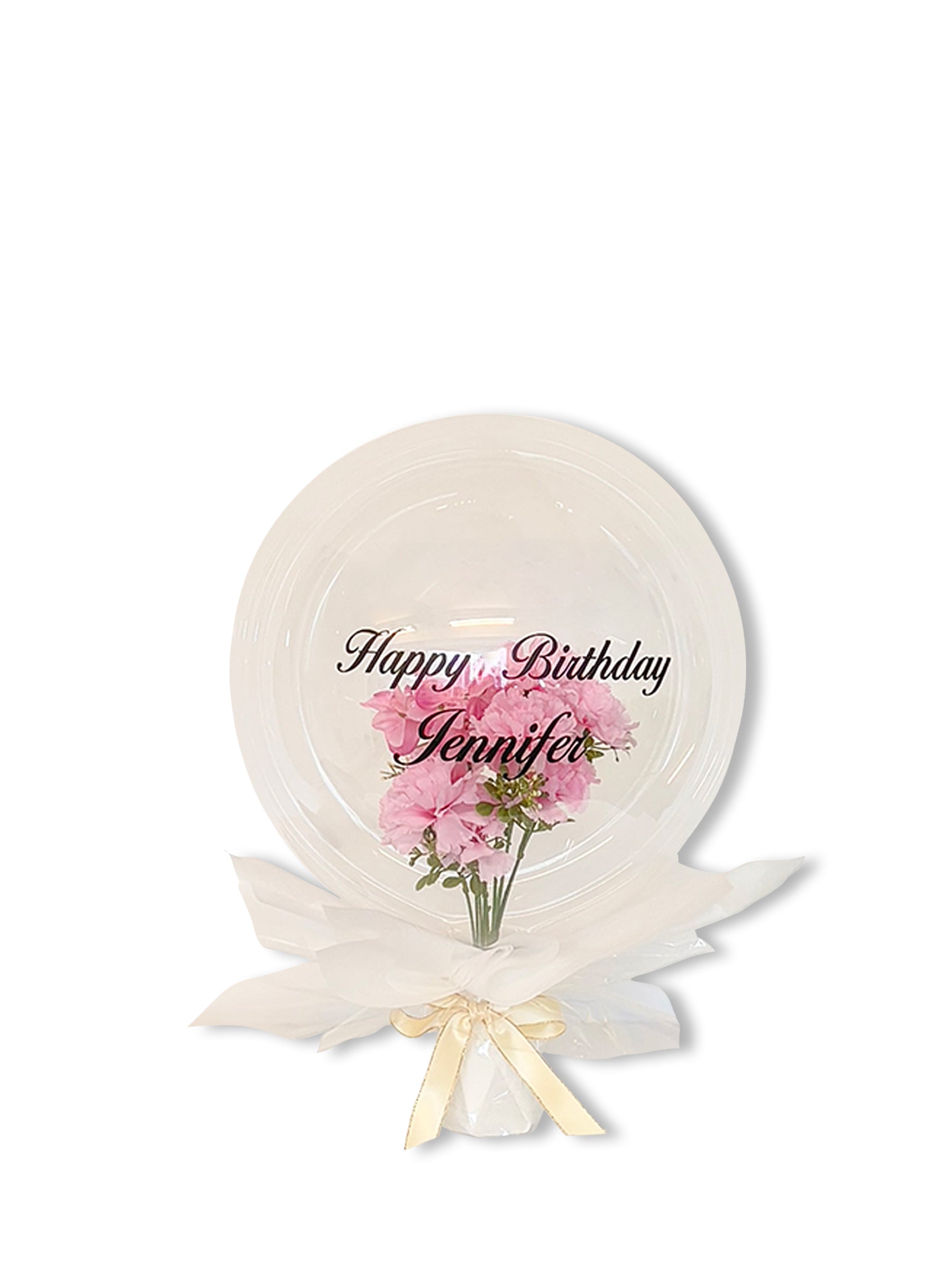 バルーンブーケ「スプリングブーケ」受注生産 花入りブーケ（ピンク）｜JEFFERSON'S BALLOON | 渋谷のバルーン