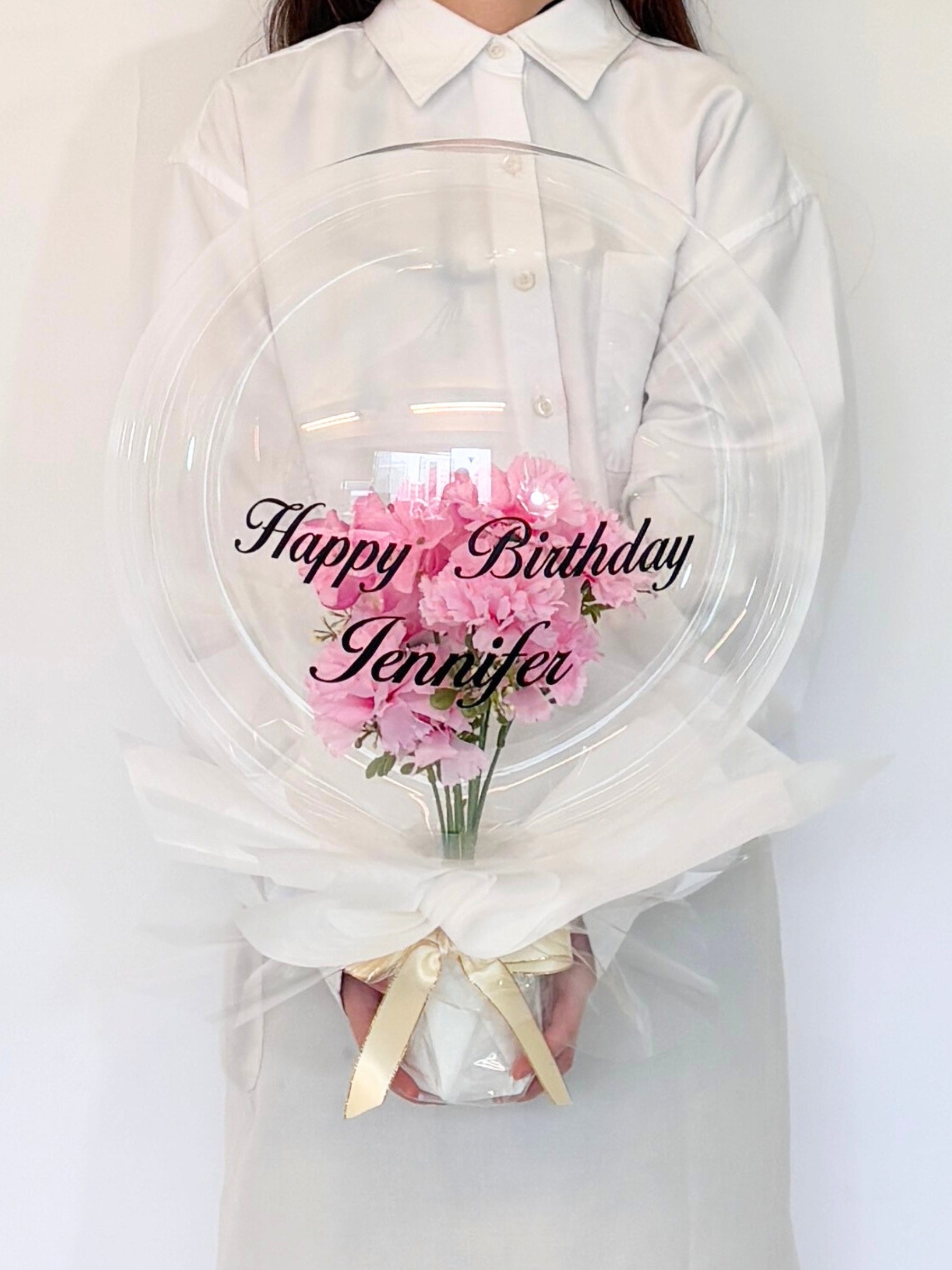 花入りブーケ（ピンク）