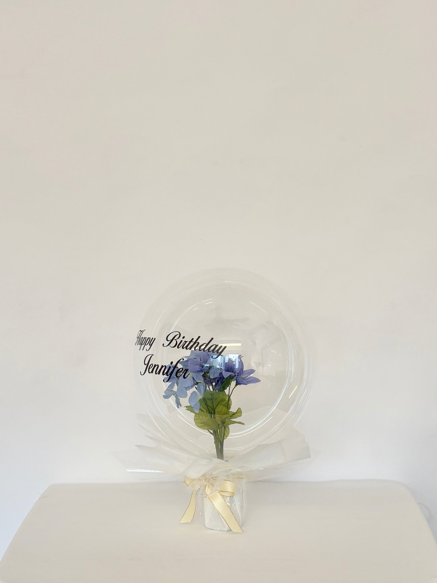 花入りブーケ（ブルー）