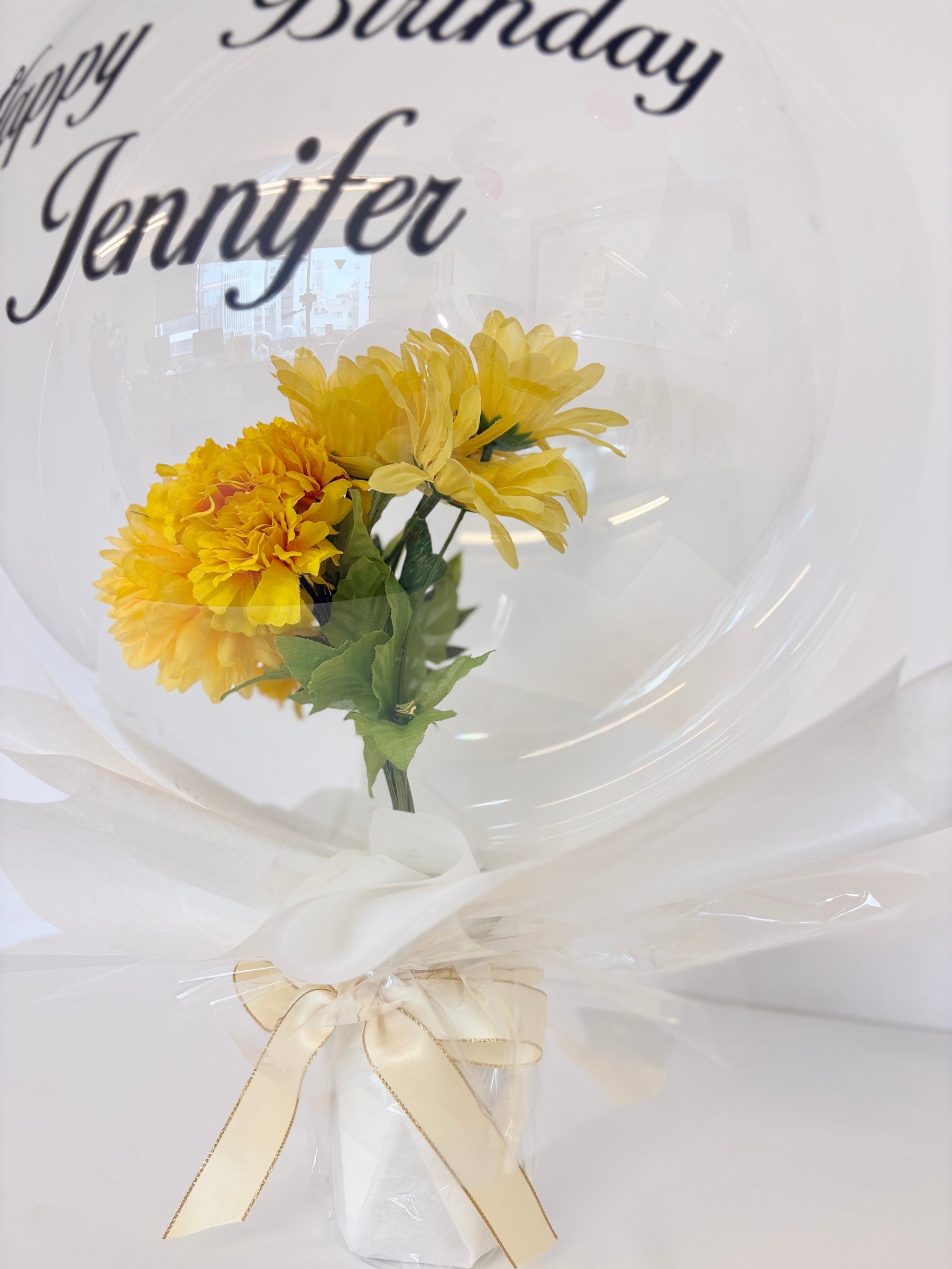 花入りブーケ（イエロー）