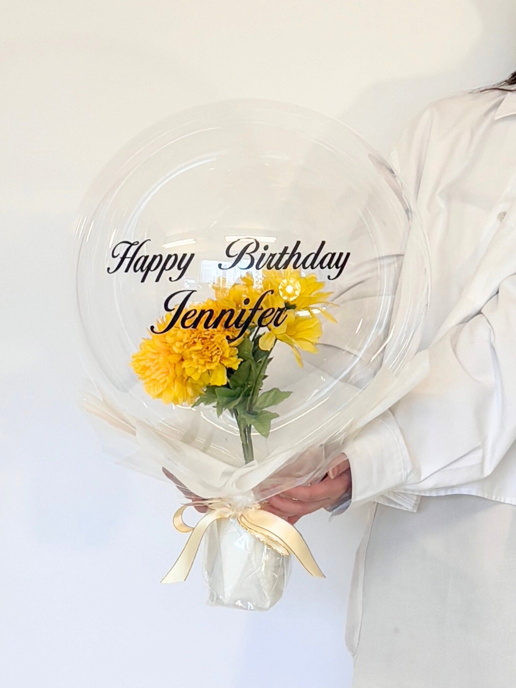 花入りブーケ（イエロー）