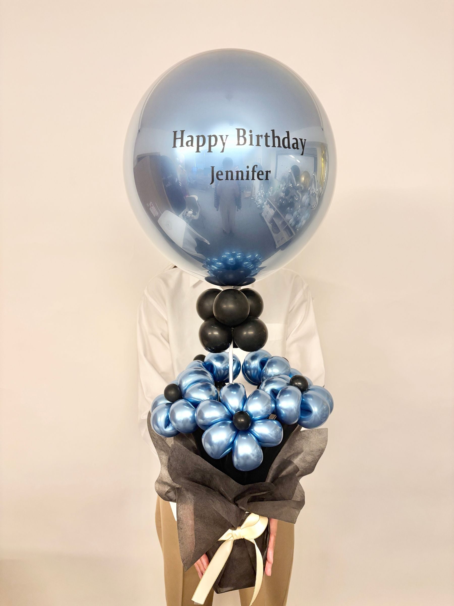 フラワープラネット(ミラーブルー）