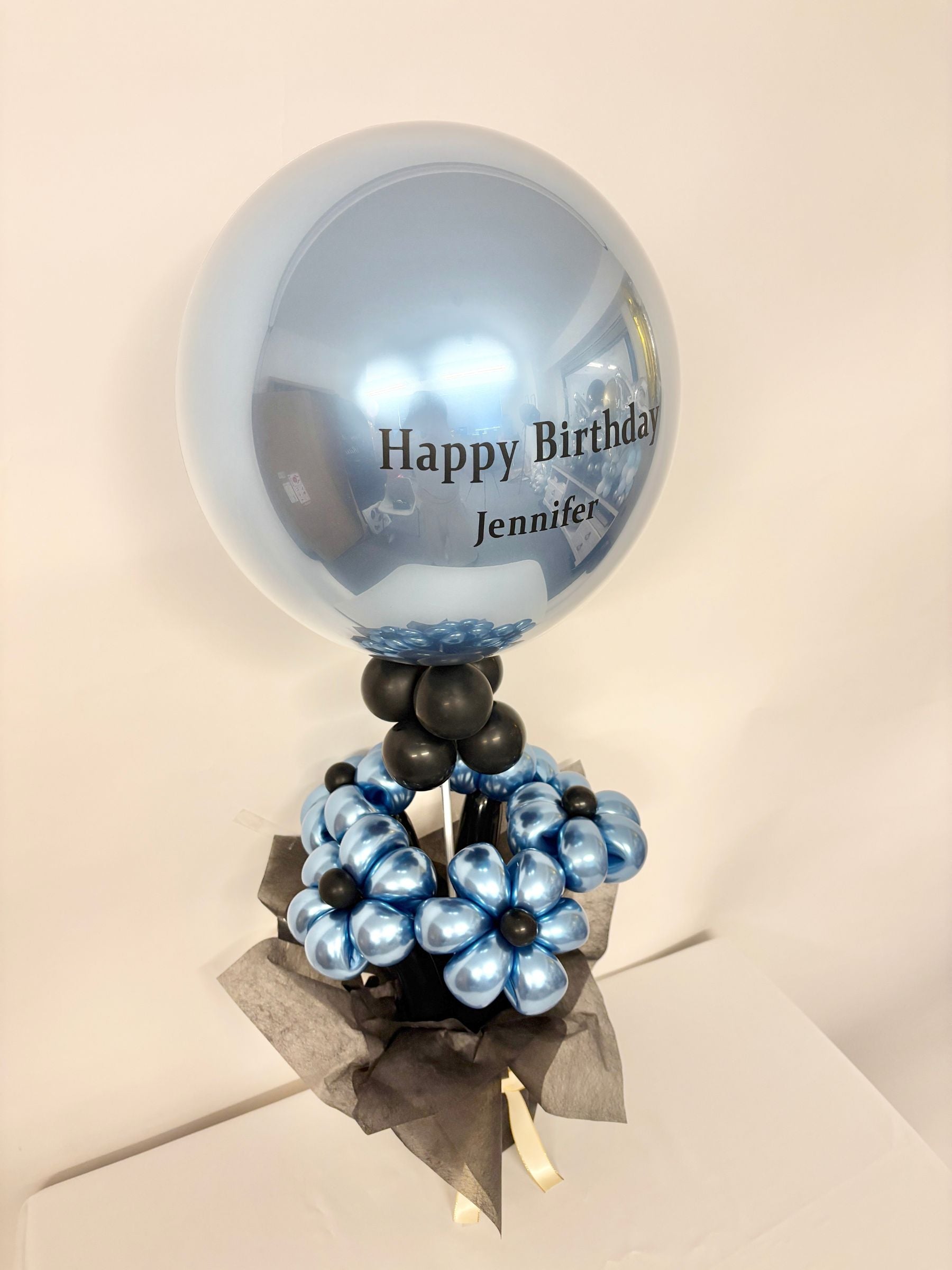 フラワープラネット(ミラーブルー）