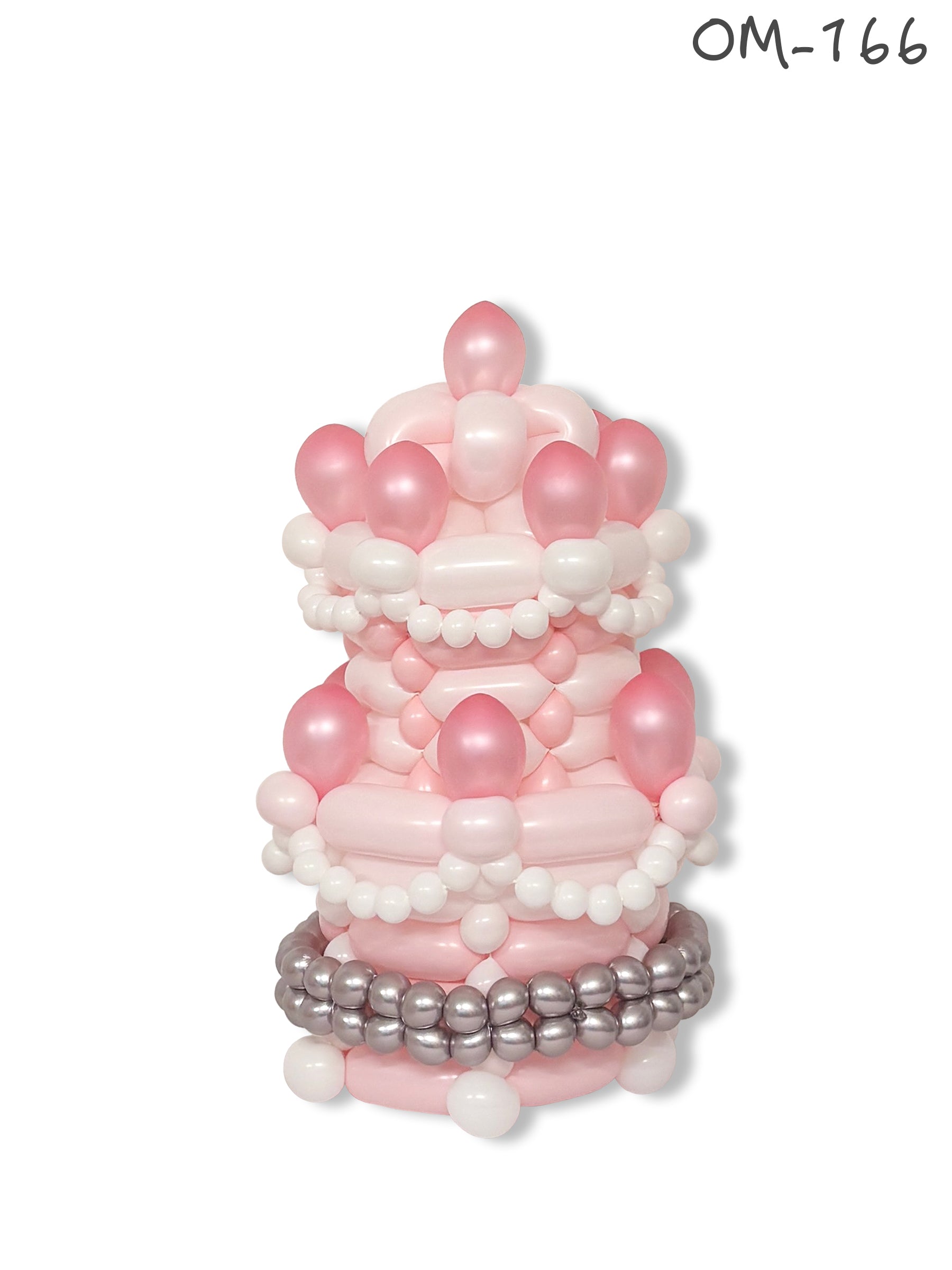 キャンドルタワーケーキ （マカロンピンク）