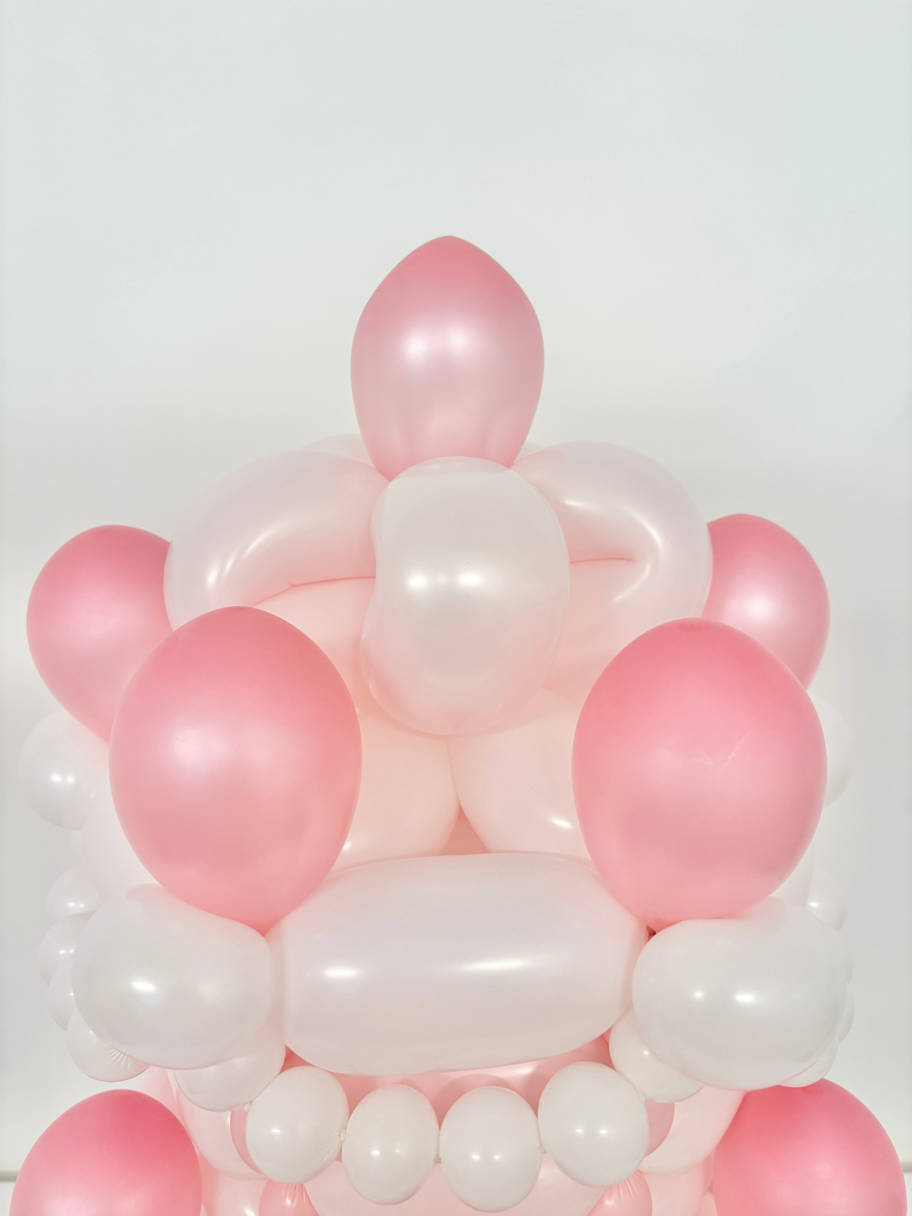 キャンドルタワーケーキ （マカロンピンク）