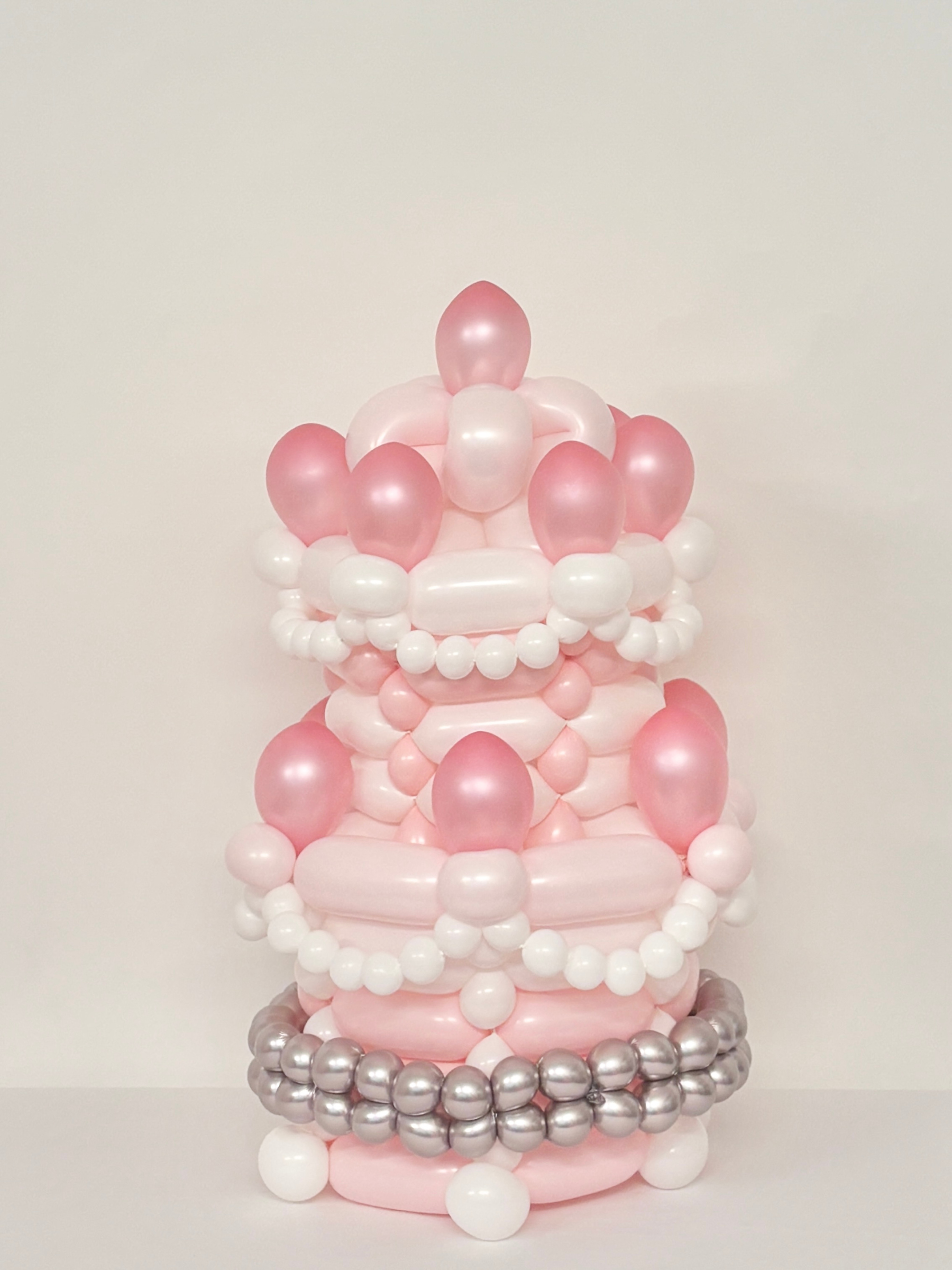 キャンドルタワーケーキ （マカロンピンク）