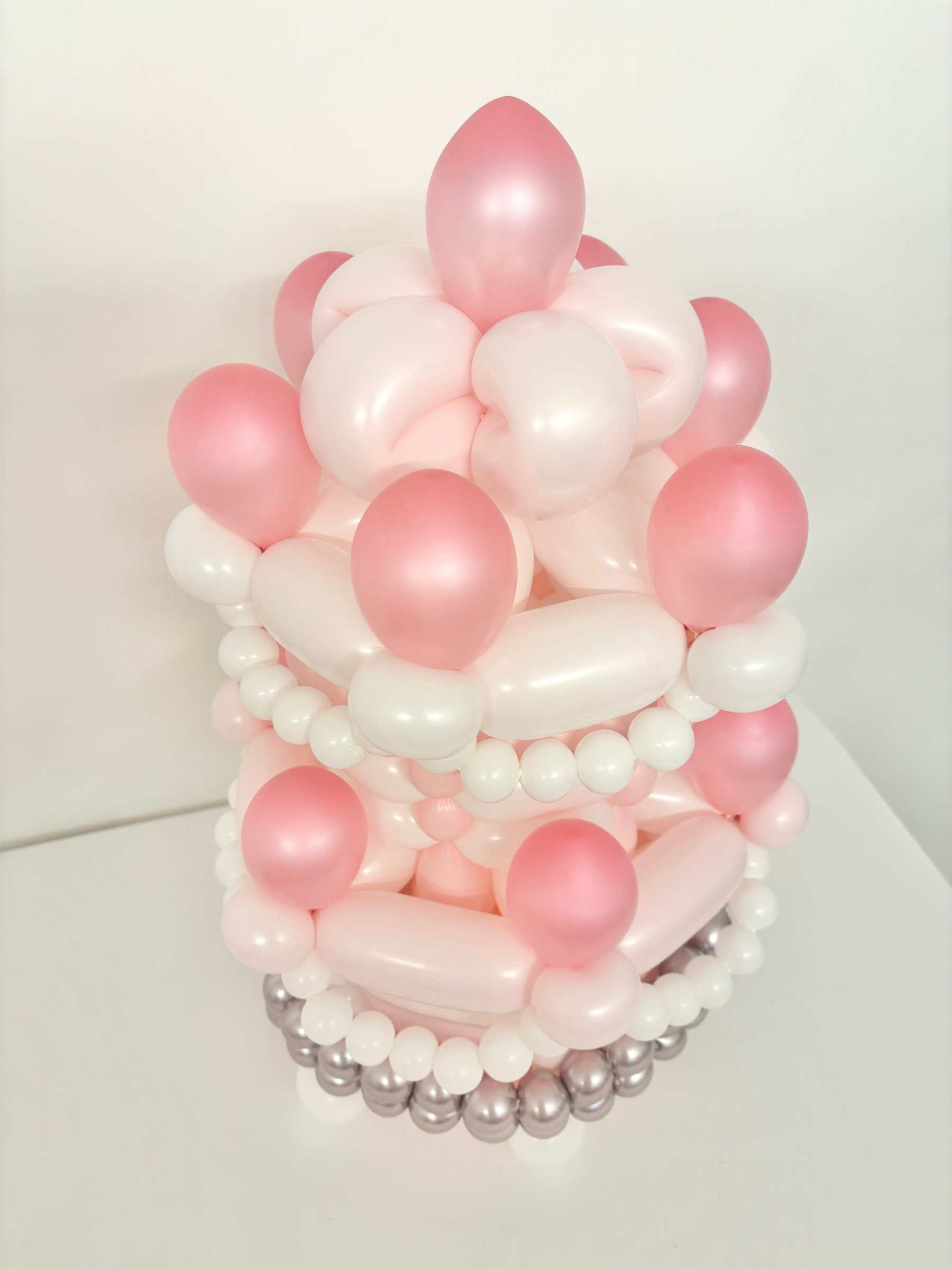 キャンドルタワーケーキ （マカロンピンク）