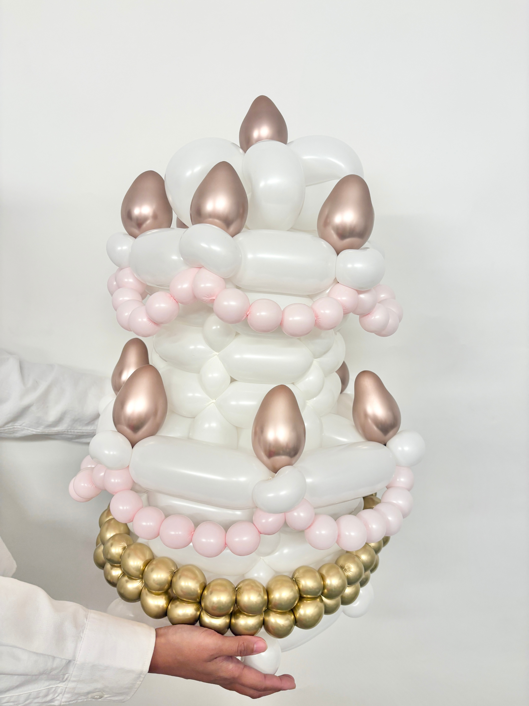 キャンドルタワーケーキ（ホワイト）