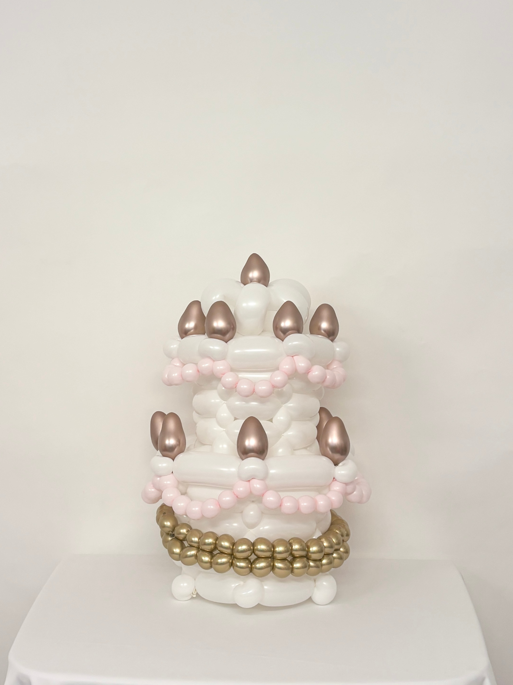 キャンドルタワーケーキ（ホワイト）