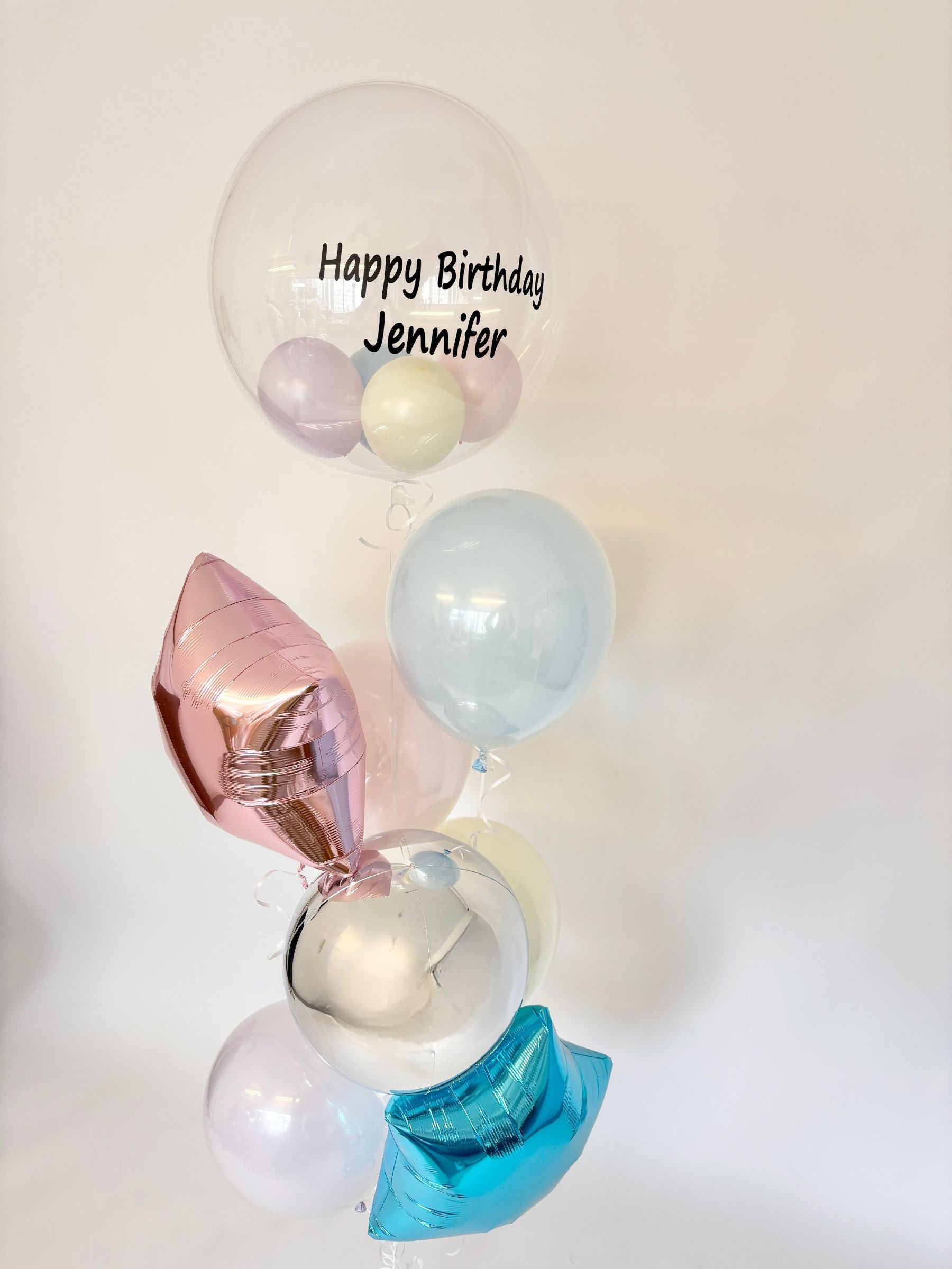 ゆオーダーバルーンブーケ ミラーバルーンブーケ（スター）｜JEFFERSON'S BALLOON | 渋谷の