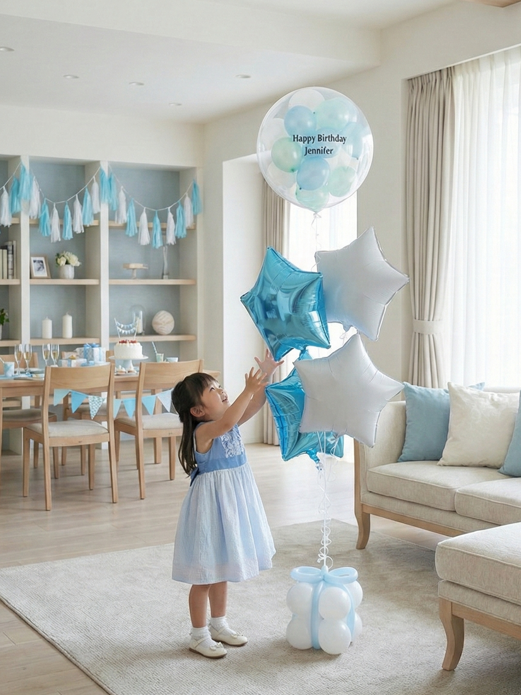 #色_ライトブルー/ホワイト