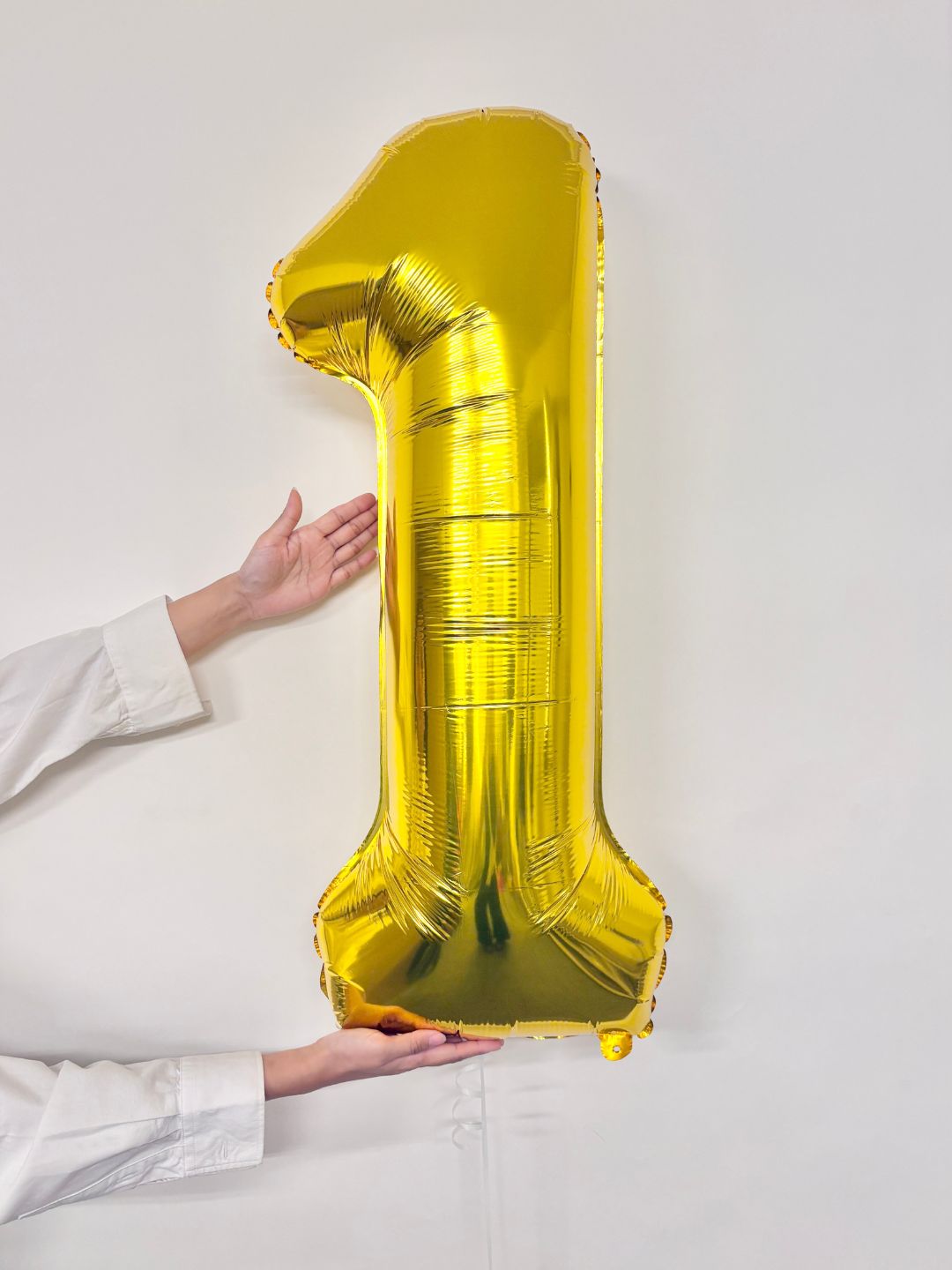 ナンバーバルーン（ゴールド）