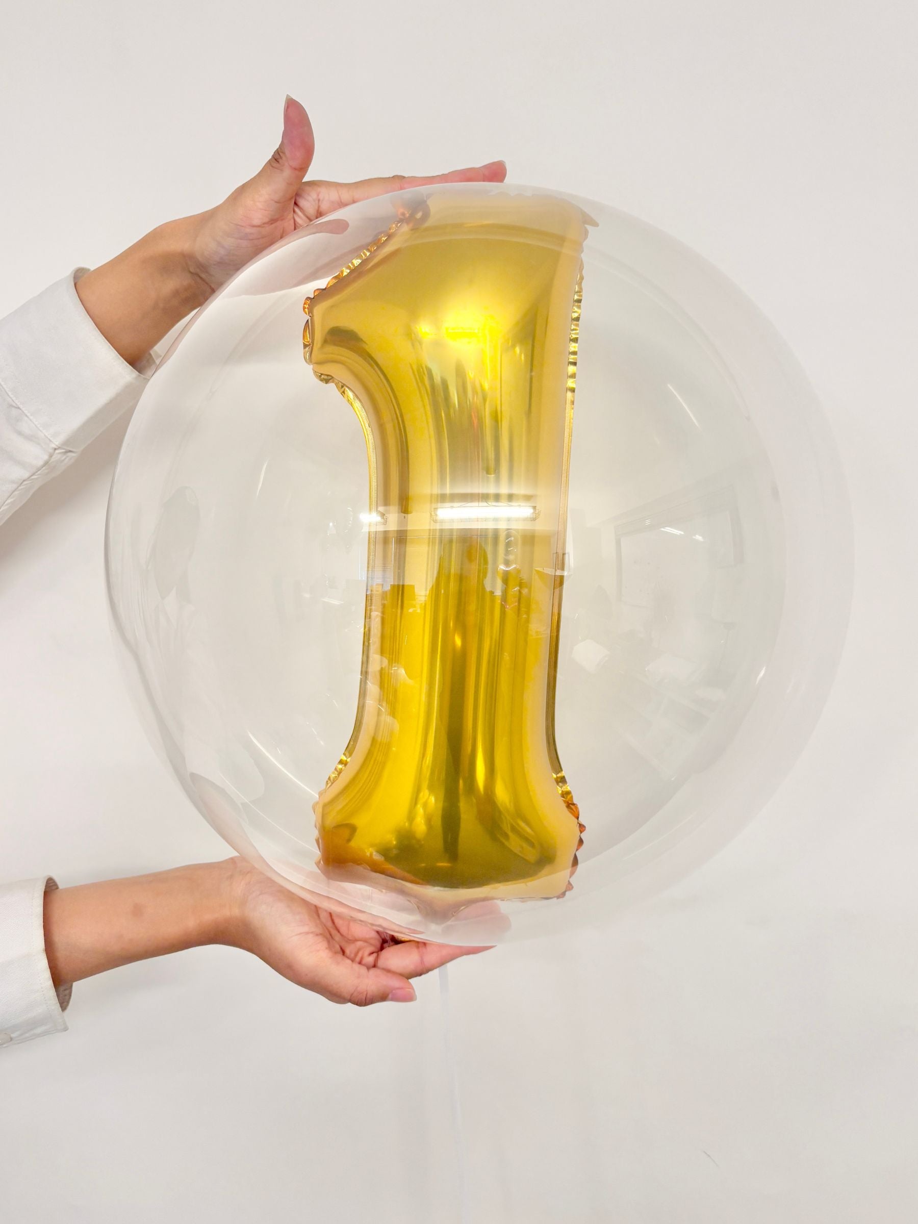 ナンバーインバルーン（ゴールド）