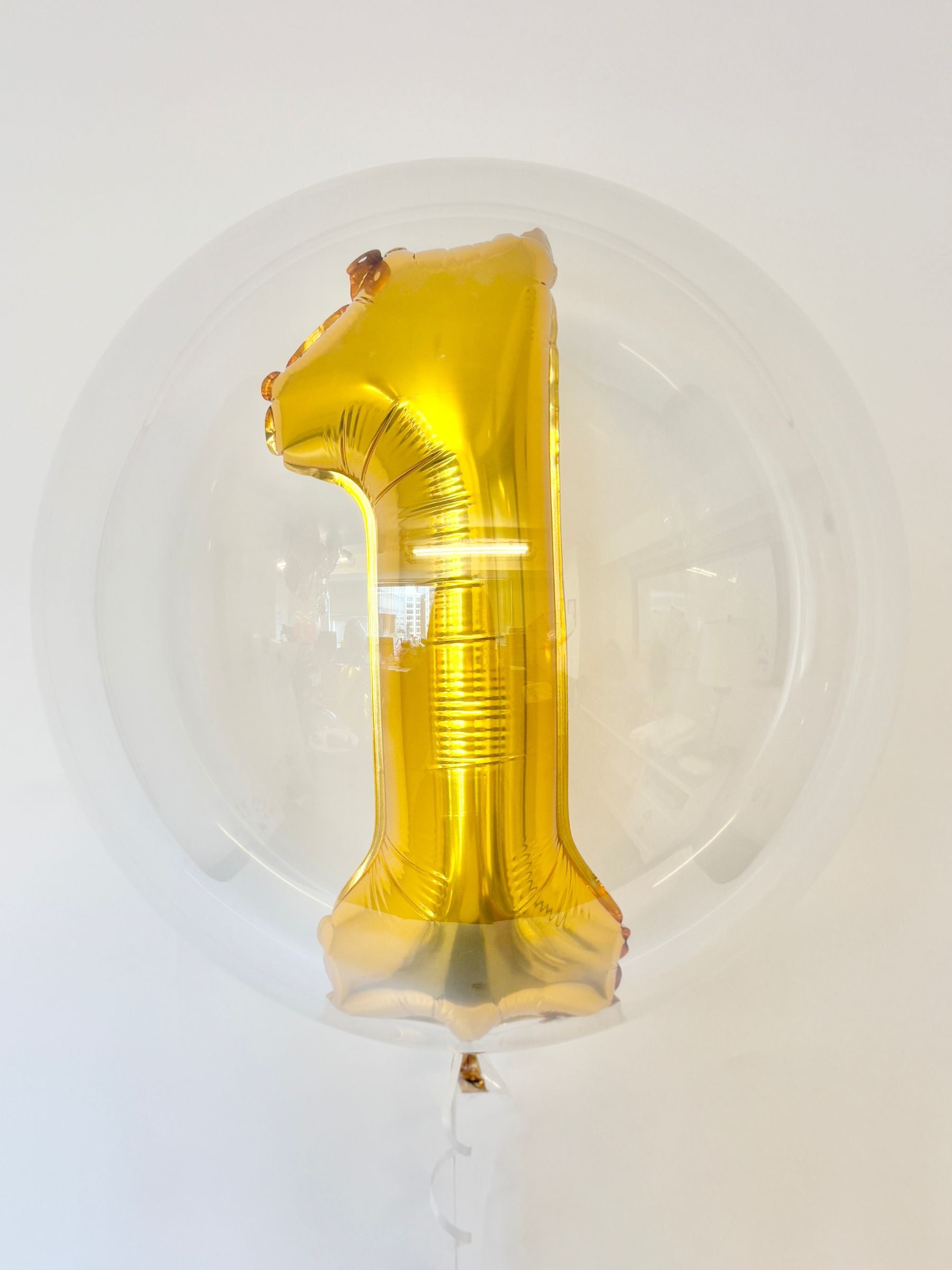 ナンバーインバルーン（ゴールド）