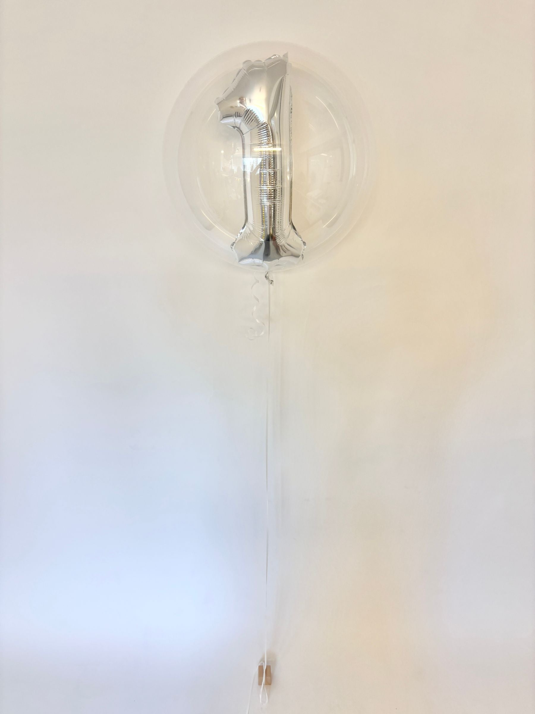 ナンバーインバルーン（シルバー）