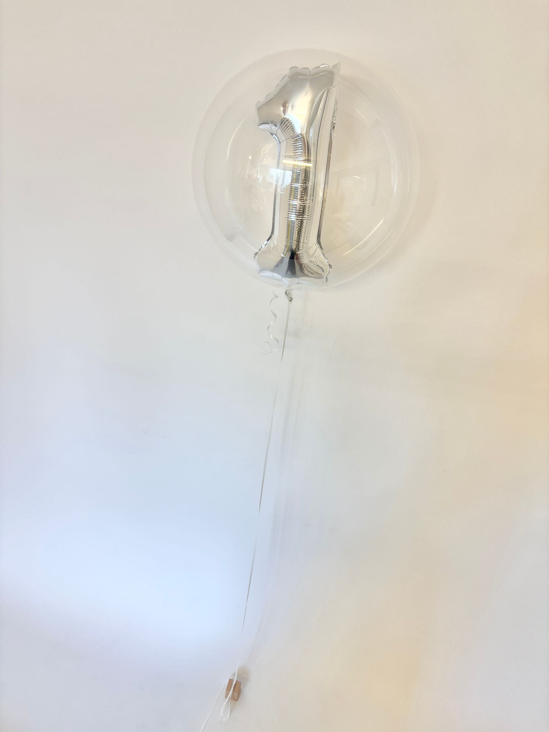 ナンバーインバルーン（シルバー）