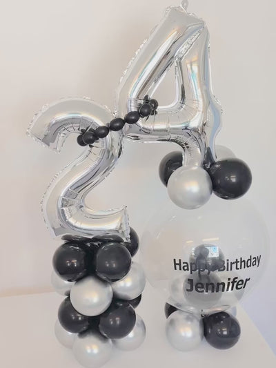 #色_ブラック/シルバー